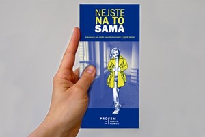 Nejste na to sama - informace pro oběti sexuálního násilí